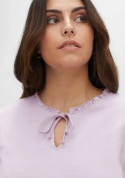 Sheego Shirt Mit Smokdetails, Spitze Und Lochmuster -Sheego Verkaufsgeschäft 14508800243 04GJL 02 SH