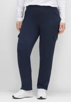 Sheego Gerade Hose Im Cargo-Stil, Mit Pattentaschen