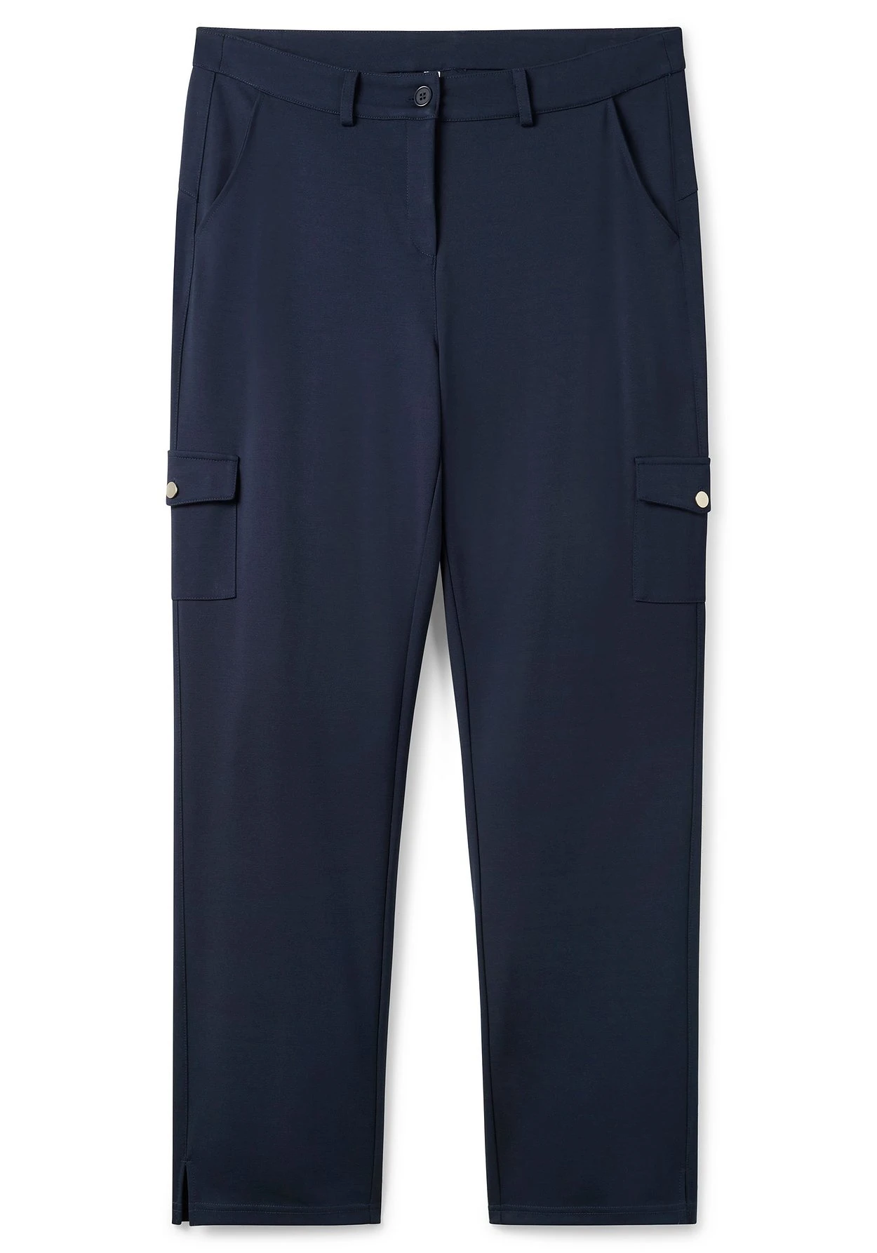 Sheego Gerade Hose Im Cargo-Stil, Mit Pattentaschen 6 Sheego Gerade Hose Im Cargo-Stil, Mit Pattentaschen – Bild 4