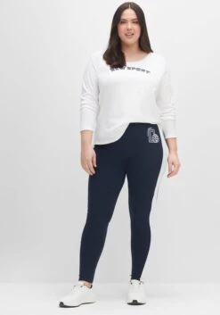 Sheego Leggings Im College-Stil, In Knöchellänge -Sheego Verkaufsgeschäft 14526100035 04H80 02 SH