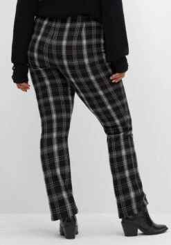 Gerade Hose Im Karomuster, Mit Elastischem Bund 12 Gerade Hose Im Karomuster, Mit Elastischem Bund -Sheego Verkaufsgeschäft 14532301648 04H3K 02 SH