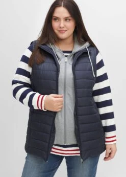 Sheego Steppweste In 2-in-1-Optik, Mit Einsatz Aus Sweat 13 Sheego Steppweste In 2-in-1-Optik, Mit Einsatz Aus Sweat -Sheego Verkaufsgeschäft 14547600035 04HHV 02 SH