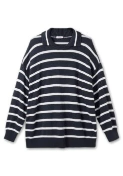 Sheego Pullover Mit Streifen Und Polokragen 10 Sheego Pullover Mit Streifen Und Polokragen -Sheego Verkaufsgeschäft 14555000937 04J77 01 SH