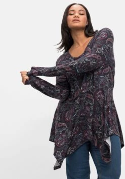 Zipfelshirt In Longform, Mit Paisley-Print 13 Zipfelshirt In Longform, Mit Paisley-Print -Sheego Verkaufsgeschäft 14564800377 04JI2 02 SH