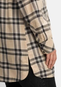 Sheego Hemdbluse Mit Karomuster, In Längerer A-Linie -Sheego Verkaufsgeschäft 14568102147 04J0X 02 SH