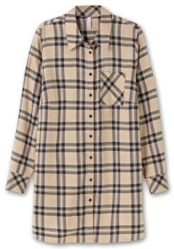 Sheego Hemdbluse Mit Karomuster, In Längerer A-Linie -Sheego Verkaufsgeschäft 14568102147 04J0Z 00 SH