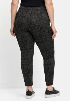 Sheego Leggings In Salz- Und-Pfeffer-Optik -Sheego Verkaufsgeschäft 14570300289 04IPB 02 SH