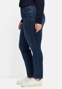 Sheego Schmale Jeans Mit Zierösen, In Five-Pocket-Form -Sheego Verkaufsgeschäft 14570700330 04IRG 02 SH