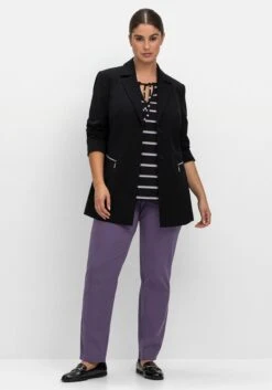 Sheego Twillhose Mit Schlupfbund, In Schmaler Beinform