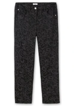 Sheego Schmale Hose Mit Tonigem Jacquardmuster -Sheego Verkaufsgeschäft 14579800289 04IFY 01 SH