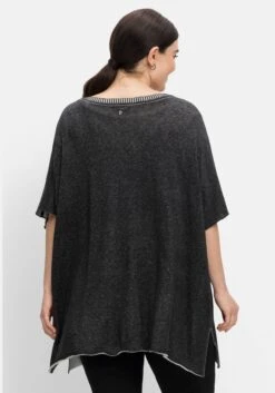 Sheego Kurzarmpullover Mit V-Ausschnitt Und Taschen -Sheego Verkaufsgeschäft 14580000289 04JEU 02 SH