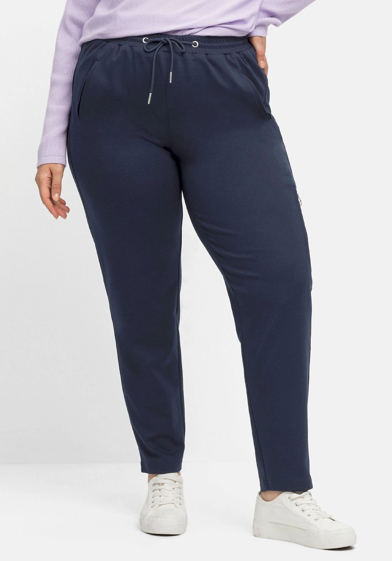 Sheego Joggpants Mit Schlupfbund Und Bindeband 3 Sheego Joggpants Mit Schlupfbund Und Bindeband