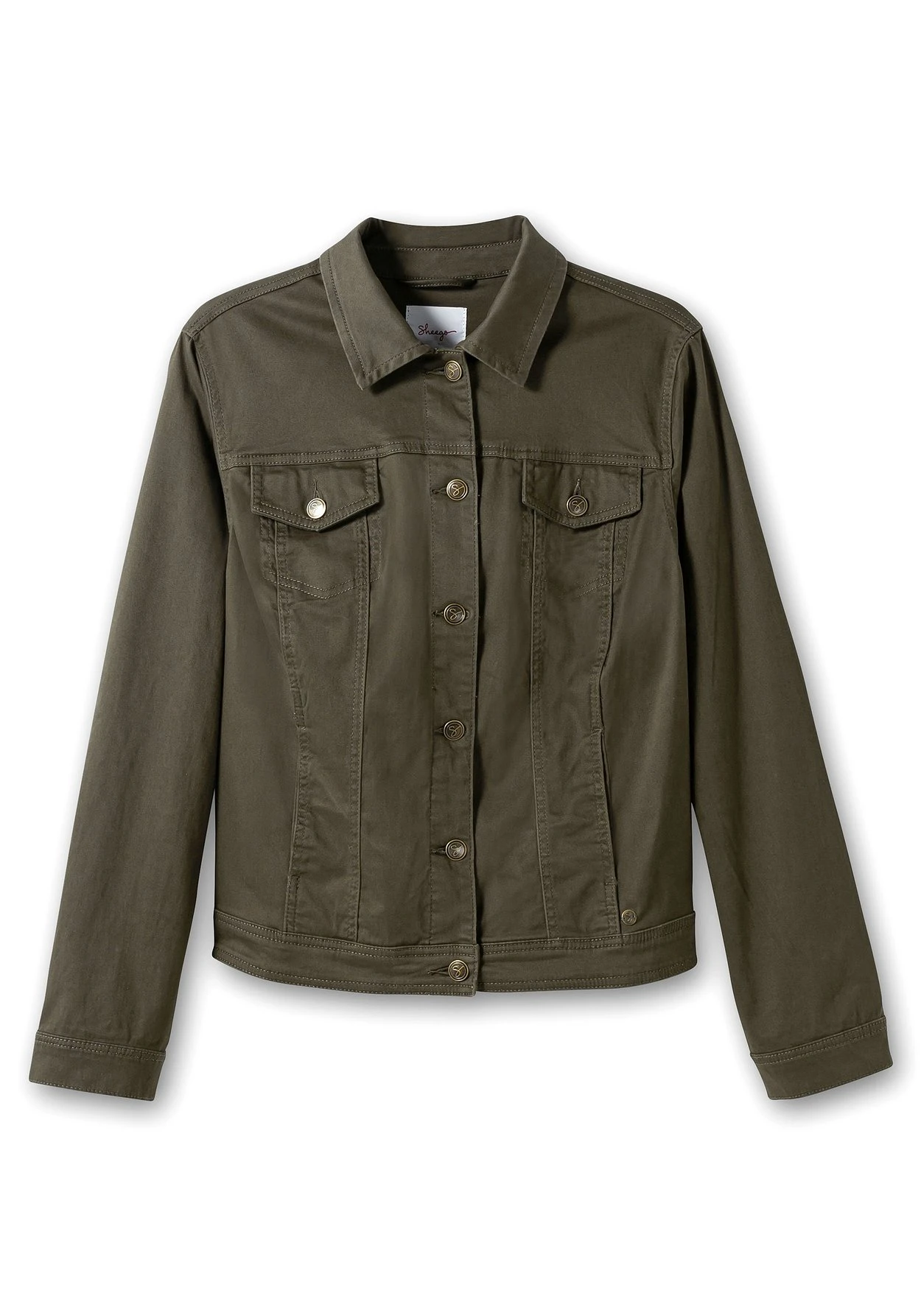 Sheego Twilljacke In Kurzer, Taillierter Form 5 Sheego Twilljacke In Kurzer, Taillierter Form – Bild 3