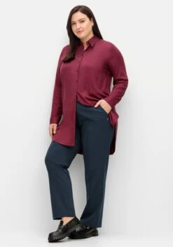 Sheego Gerade Businesshose Mit Biesen Und Teilgummibund -Sheego Verkaufsgeschäft 14580900035 04UVE 02 SH