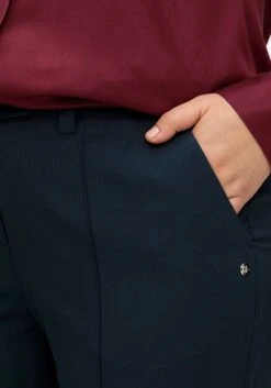 Sheego Gerade Businesshose Mit Biesen Und Teilgummibund -Sheego Verkaufsgeschäft 14580900035 04UVJ 02 SH