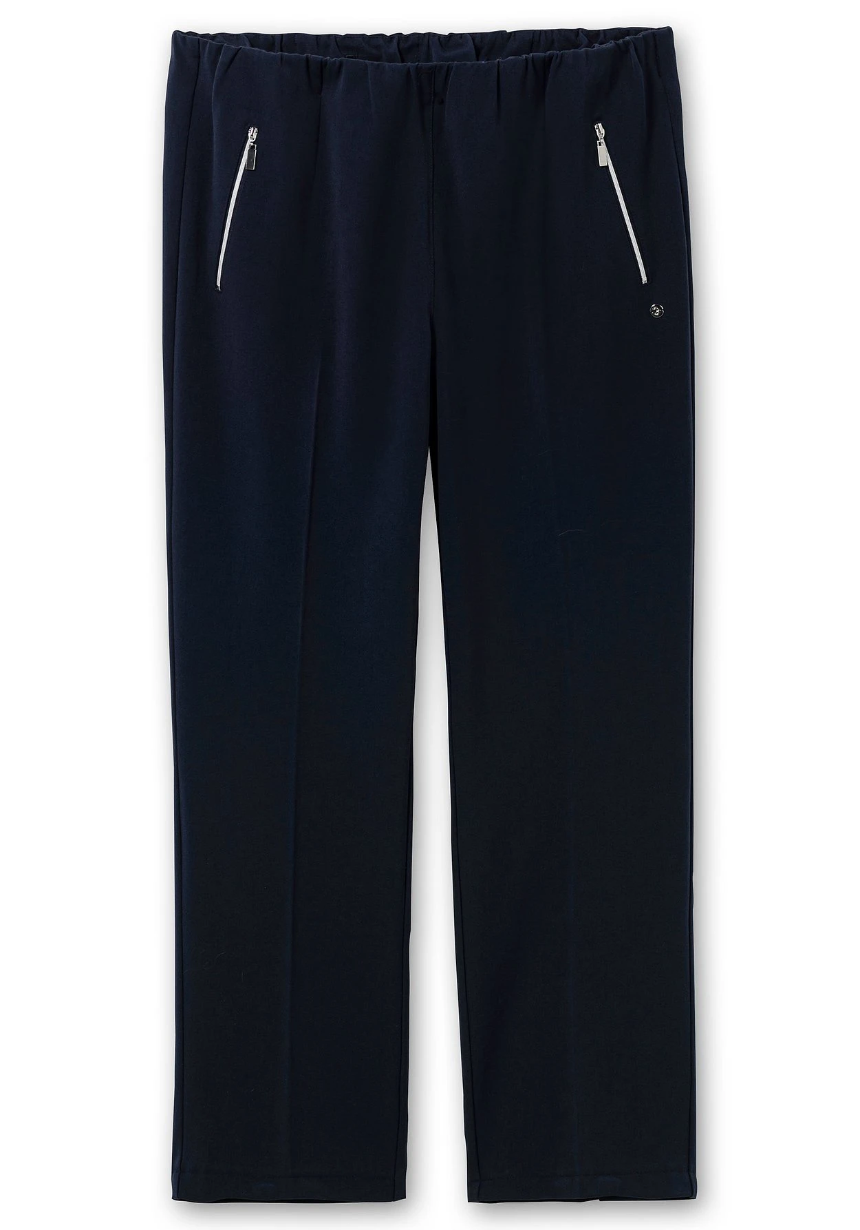 Sheego Schlupfhose Mit Bügelfalten Und Deko-Zipper 6 Sheego Schlupfhose Mit Bügelfalten Und Deko-Zipper – Bild 4