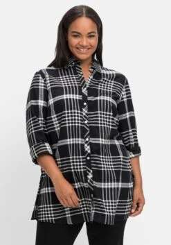 Sheego Karierte Hemdbluse In Longform 13 Sheego Karierte Hemdbluse In Longform -Sheego Verkaufsgeschäft 14583602107 04JJQ 02 SH