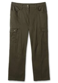 Sheego Cargohose Mit Teilgummibund, Leicht Glänzend 12 Sheego Cargohose Mit Teilgummibund, Leicht Glänzend -Sheego Verkaufsgeschäft 14584100172 04ILH 00 SH