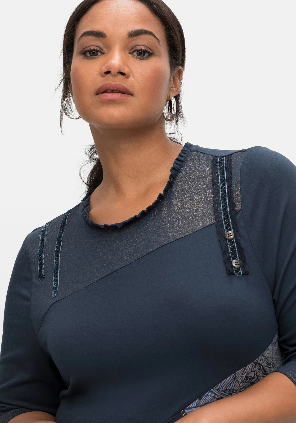 Jerseykleid Im Mustermix, Leicht Elastisch 8 Jerseykleid Im Mustermix, Leicht Elastisch – Bild 6