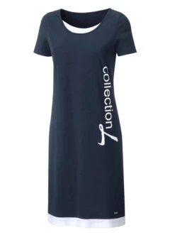 Witt Jerseykleid In 2-in-1-Optik, Mit Wordingprint