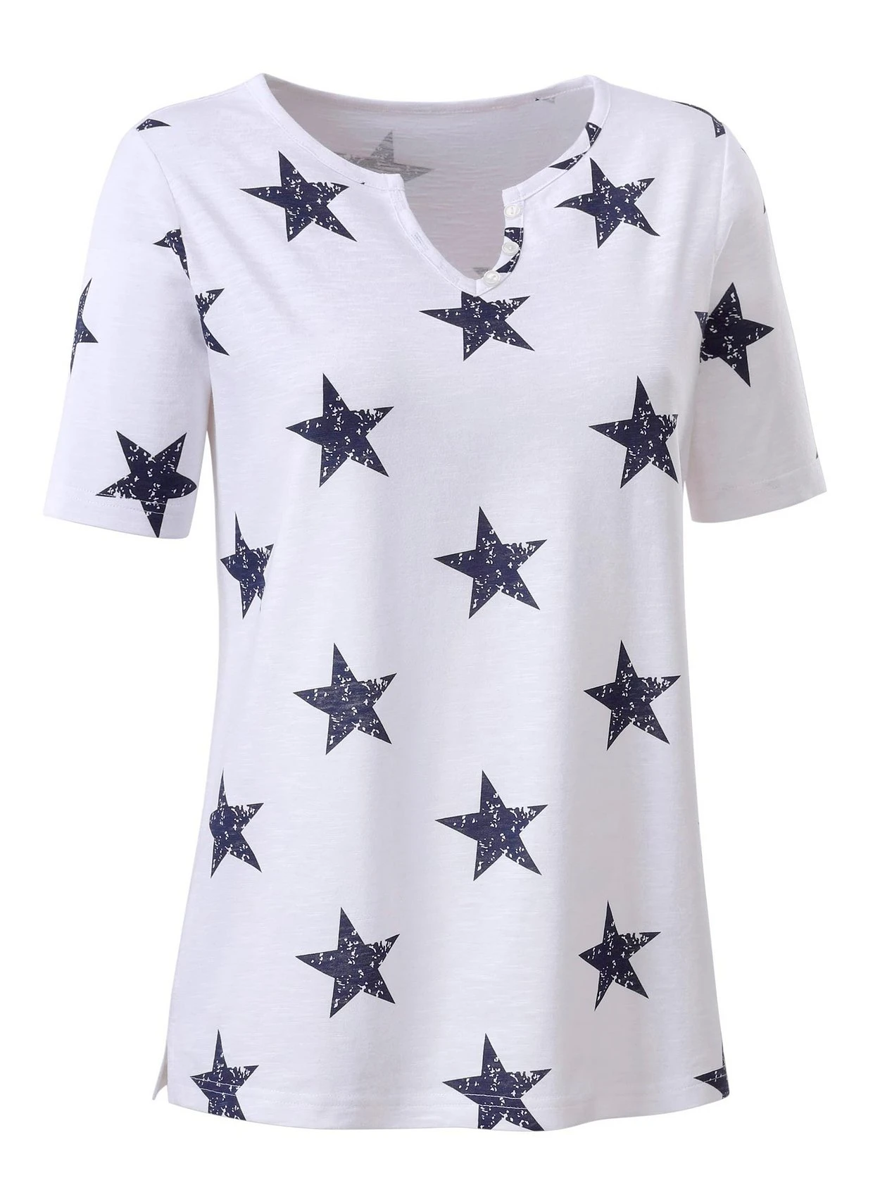 Witt Jerseyshirt Mit Sternenprint, Aus Flammgarn 3 Witt Jerseyshirt Mit Sternenprint, Aus Flammgarn