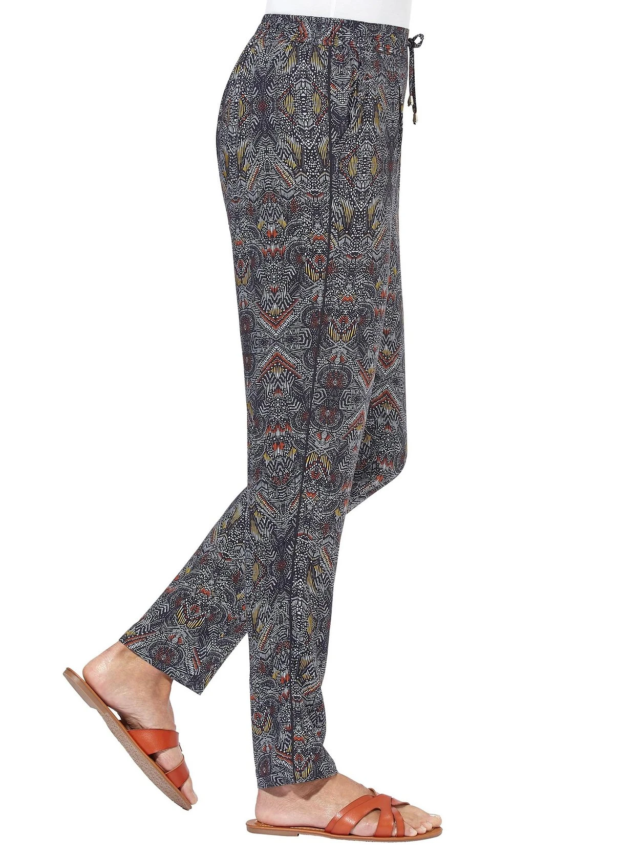 Witt Hose Mit Ethnoprint Und Elastischem Bund 4 Witt Hose Mit Ethnoprint Und Elastischem Bund – Bild 2