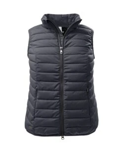 Steppweste Mit Stehkragen Und 2-Wege-Zipper