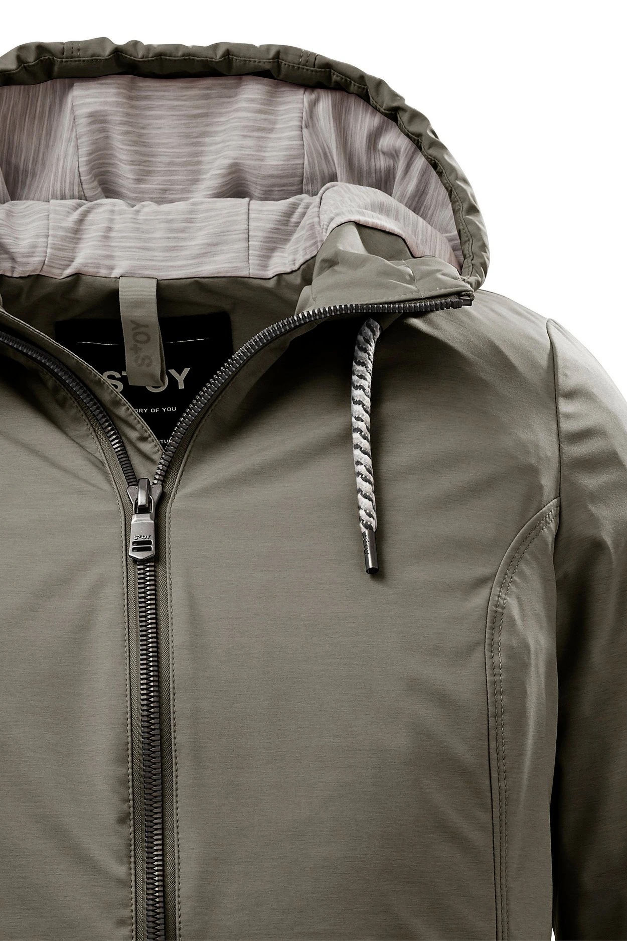 Softshelljacke Mit Regulierbarer Kapuze Und Saum 7 Softshelljacke Mit Regulierbarer Kapuze Und Saum – Bild 5