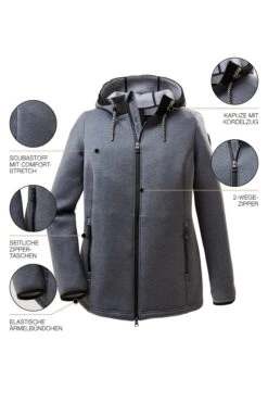 Jacke Aus Scuba-Qualität, Mit Kapuze 11 Jacke Aus Scuba-Qualität, Mit Kapuze -Sheego Verkaufsgeschäft 14623400018 00 SH