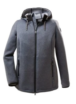 Jacke Aus Scuba-Qualität, Mit Kapuze