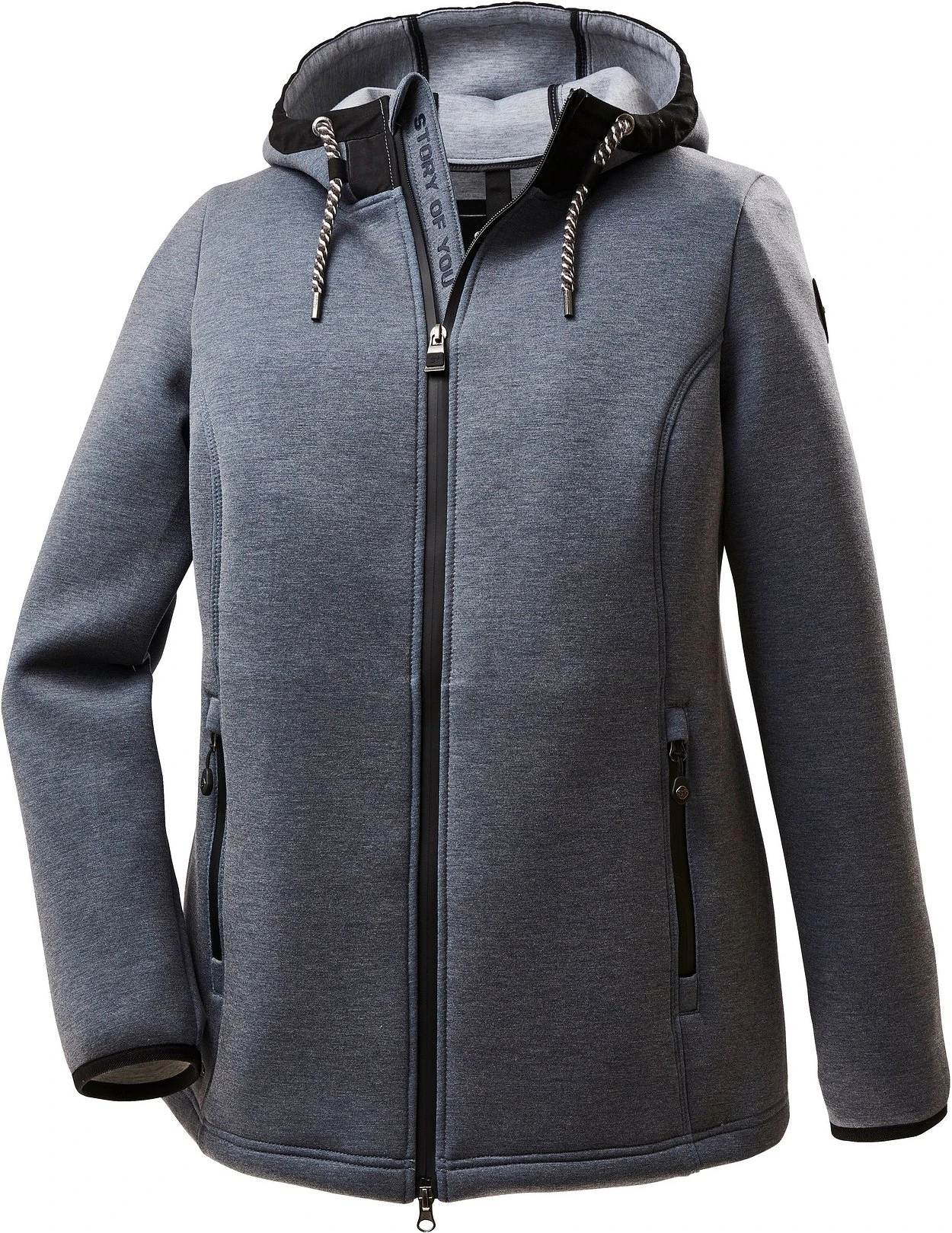 Jacke Aus Scuba-Qualität, Mit Kapuze 5 Jacke Aus Scuba-Qualität, Mit Kapuze – Bild 3