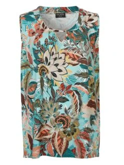 Top Mit Dekorativem Ausschnitt