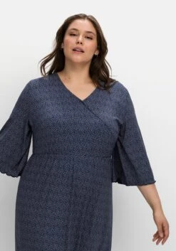 Sheego Jerseykleid In Wickeloptik, Mit Minimalprint 13 Sheego Jerseykleid In Wickeloptik, Mit Minimalprint -Sheego Verkaufsgeschäft 14676702119 04LFR 02 SH