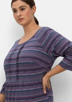 Sheego Jerseykleid Mit 3/4-Ärmeln Und Stufigen Volants 13 Sheego Jerseykleid Mit 3/4-Ärmeln Und Stufigen Volants -Sheego Verkaufsgeschäft 14677201059 04LCX 02 SH