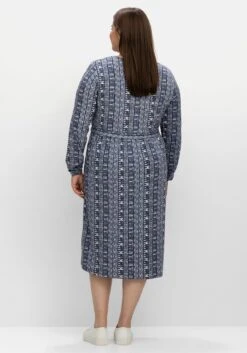 Sheego Jerseykleid Mit Streifendruck, In Midilänge -Sheego Verkaufsgeschäft 14677301394 04LPP 02 SH