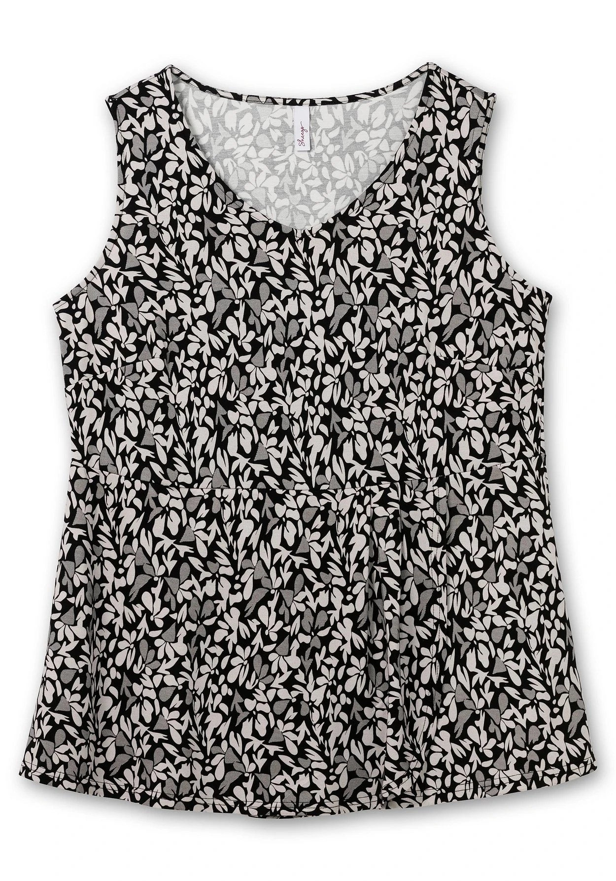 Sheego Top Mit Alloverdruck Und Wickeleffekt 5 Sheego Top Mit Alloverdruck Und Wickeleffekt – Bild 3