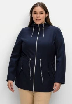 Sheego Softshell-Parka Mit Gestreifter Innenseite 12 Sheego Softshell-Parka Mit Gestreifter Innenseite -Sheego Verkaufsgeschäft 14681200035 04LPQ 02 SH