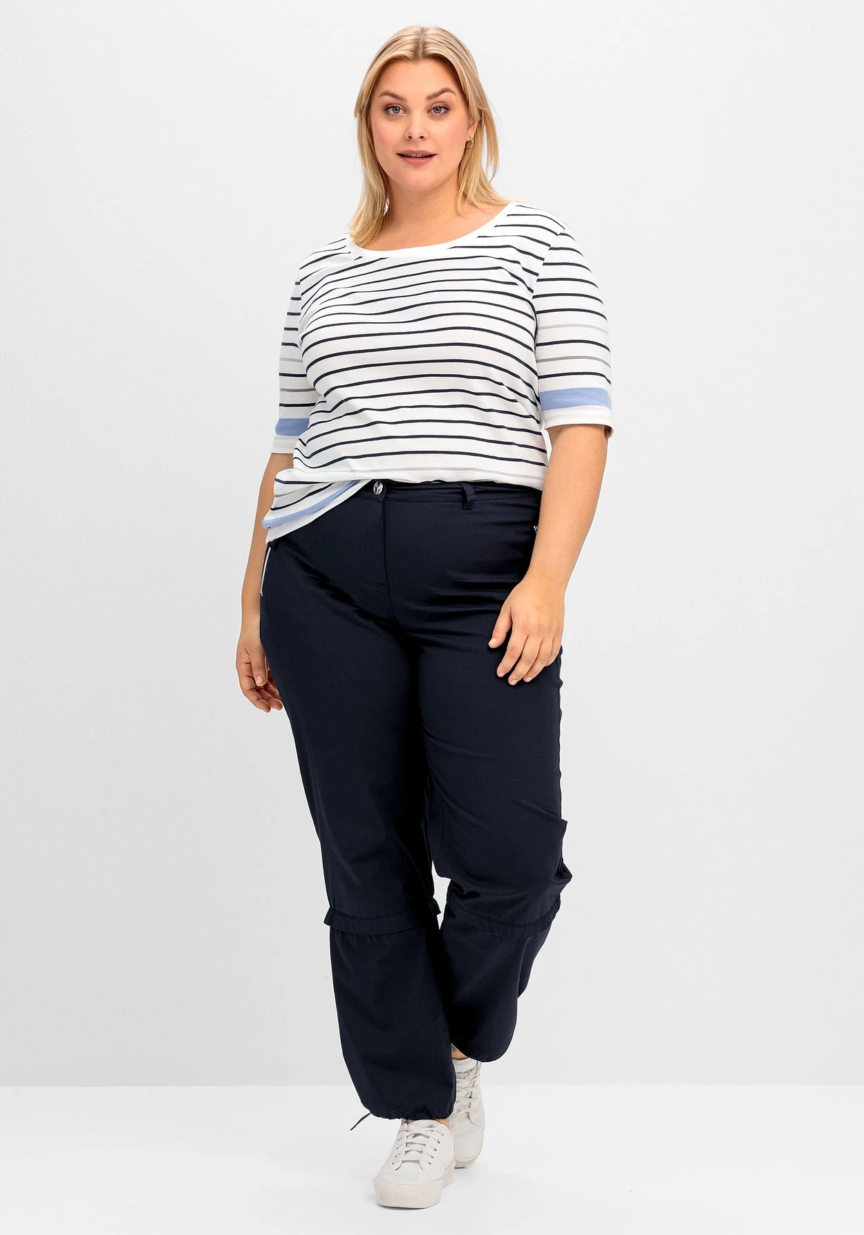 Sheego Cargohose Mit Abzippbaren Hosenbeinen 5 Sheego Cargohose Mit Abzippbaren Hosenbeinen – Bild 3