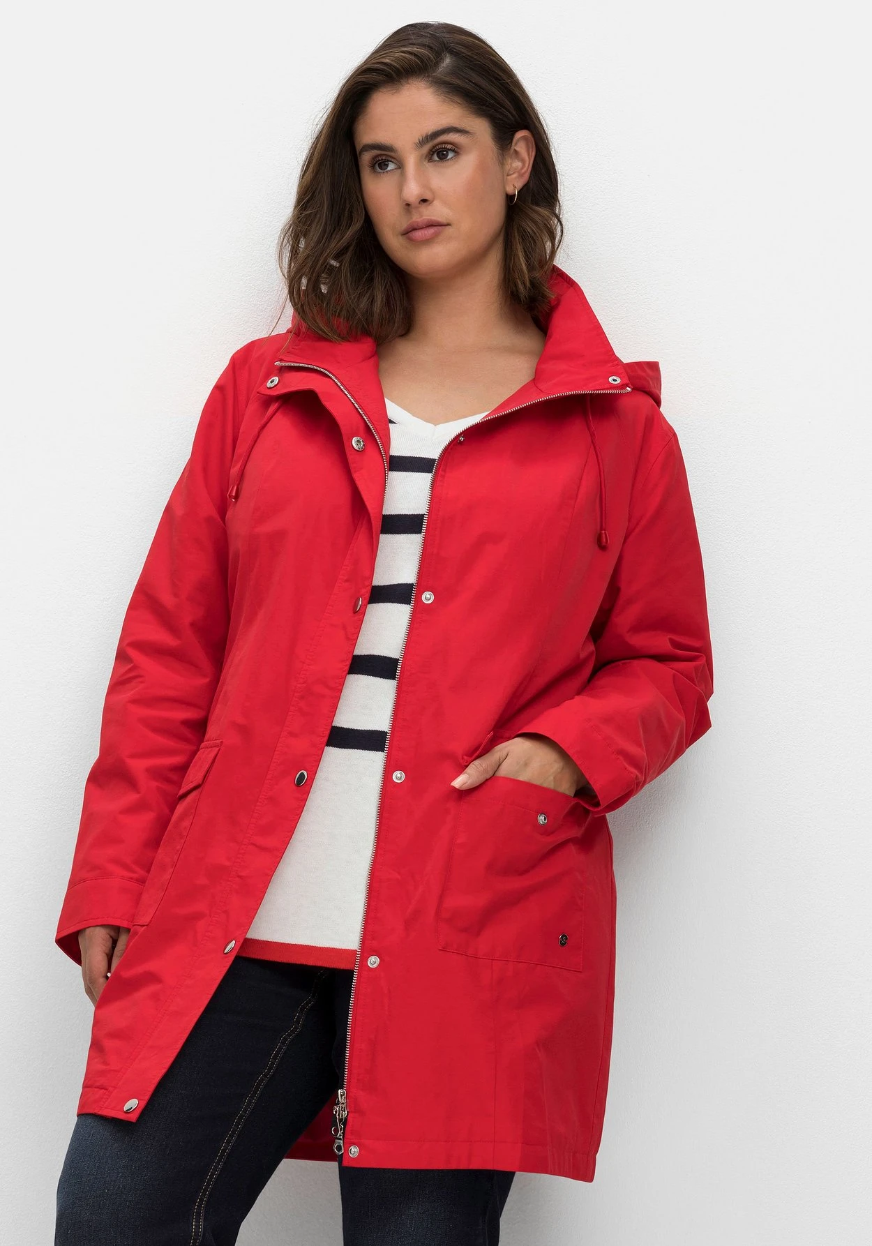 Sheego Outdoor-Parka Mit Abnehmbarer Kapuze 3 Sheego Outdoor-Parka Mit Abnehmbarer Kapuze