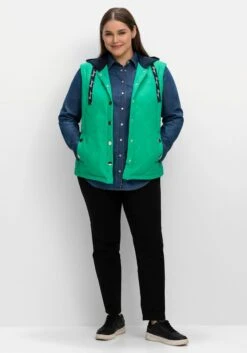 Sheego Taillierte Steppweste Mit Sweat-Kapuze 11 Sheego Taillierte Steppweste Mit Sweat-Kapuze -Sheego Verkaufsgeschäft 14685601515 04LYH 02 SH