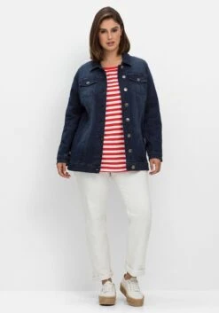 Sheego Jeansjacke In Taillierter Form, Mit Brusttaschen 11 Sheego Jeansjacke In Taillierter Form, Mit Brusttaschen -Sheego Verkaufsgeschäft 14687900330 04LWV 02 SH