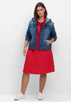 Sheego Kurze Jeansjacke Mit Kapuze 10 Sheego Kurze Jeansjacke Mit Kapuze -Sheego Verkaufsgeschäft 14688000053 04LX9 02 SH