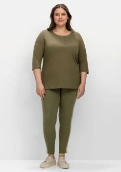 Sheego Shirt Mit Kurzer Knopfleiste Und 3/4-Arm 11 Sheego Shirt Mit Kurzer Knopfleiste Und 3/4-Arm -Sheego Verkaufsgeschäft 14693700131 04MXV 02 SH