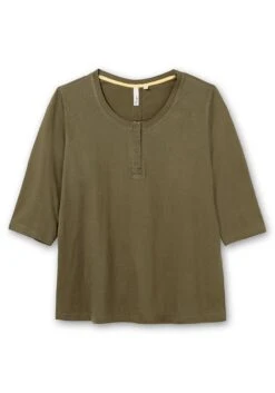 Sheego Shirt Mit Kurzer Knopfleiste Und 3/4-Arm 10 Sheego Shirt Mit Kurzer Knopfleiste Und 3/4-Arm -Sheego Verkaufsgeschäft 14693700131 04MXY 00 SH