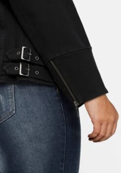 Twilljacke Im Biker-Stil, Mit Besticktem Rücken 13 Twilljacke Im Biker-Stil, Mit Besticktem Rücken -Sheego Verkaufsgeschäft 14705700289 04MML 02 SH