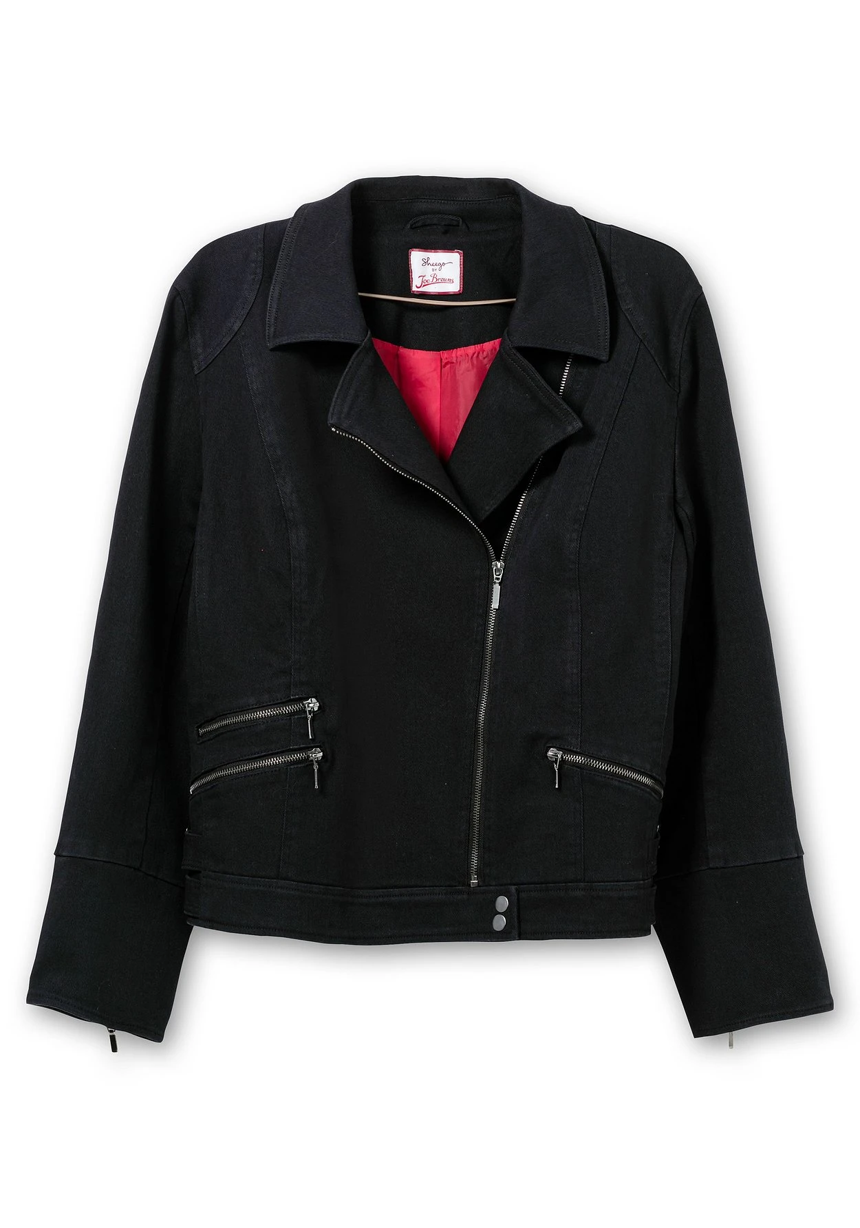 Twilljacke Im Biker-Stil, Mit Besticktem Rücken 6 Twilljacke Im Biker-Stil, Mit Besticktem Rücken – Bild 4