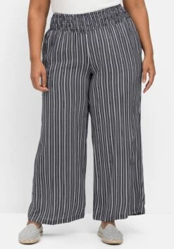 Sheego Gestreifte Strandhose Mit Weitem Bein 14 Sheego Gestreifte Strandhose Mit Weitem Bein -Sheego Verkaufsgeschäft 14768701739 04MXH 02 SH