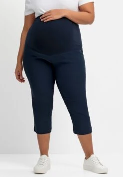 Sheego Umstandshose In 3/4-Länge, Mit Überbauchbund -Sheego Verkaufsgeschäft 14776200035 04O7B 02 SH