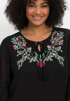 Tunika Im Boho-Look, Mit Floraler Stickerei -Sheego Verkaufsgeschäft 14791600289 04NI4 02 SH