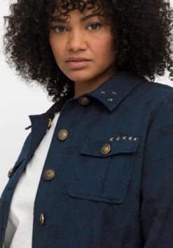 Hemdjacke Mit Bindeband, Im Jacquardmuster -Sheego Verkaufsgeschäft 14793101406 04NLT 02 SH